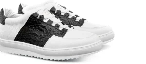 Uomo GUIDOMAGGI Scarpe In Pelle Esotica | Sneakers>Abbey Road - Sneakers Esotiche con rialzo interno da uomo in Mix Pelle da 6 a 8 cm più alto
