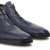Uomo GUIDOMAGGI Scarpe In Pelle Esotica | Cucitura Goodyear>Agadir - Scarpa Classica con rialzo in Pelle di Coccodrillo fino a 8 cm