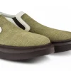 Uomo GUIDOMAGGI Slip-on>Agarthi -Slip-on con rialzo in Mix Pelle/Tessuto fino a 6 cm più alto