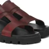 Uomo GUIDOMAGGI Sandali>Aiea - Sandalo con rialzo in Pelle Pieno Fiore fino a 5 cm più alto