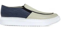 Uomo GUIDOMAGGI Slip-on>Aire -slipon con rialzo in Mix Pelle/Tessuto fino a 6 cm più alto
