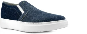 Uomo GUIDOMAGGI Slip-on>Alassio - Slip-ons rialzate uomo in Tessuto fino a 6.5 cm più alto
