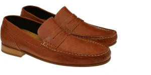 Uomo GUIDOMAGGI Penny Loafers>Alexandria - Mocassini scarpe rialzanti in Pelle Cordovan da 6 a 8 cm più alto