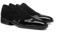 Uomo GUIDOMAGGI Cerimonia | Stringate>Altamura - Scarpa classica con rialzo da uomo in Mix di pelle da 6 a 8 cm più alto