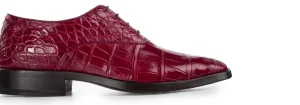 Uomo GUIDOMAGGI Scarpe In Pelle Esotica | Stringate>Andretta - scarpe con rialzo in Pelle coccodrillo Da 6 a 8 cm più alto