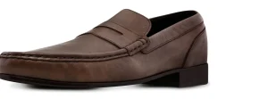 Uomo GUIDOMAGGI Penny Loafers>Arezzo - Mocassini scarpe rialzanti in Pelle Pieno Fiore da 6 a 8 cm più alto