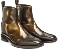 Uomo GUIDOMAGGI Chelsea>Arles -scarpe tacco interno in Pelle Da 6 a 10 cm più alto
