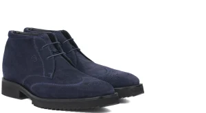 Uomo GUIDOMAGGI Polacchine>Ascot - Polacchini con rialzo da uomo in Pelle Scamosciata da 6 a 8 cm più alto