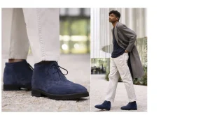 Uomo GUIDOMAGGI Polacchine>Ascot - Polacchini con rialzo da uomo in Pelle Scamosciata da 6 a 8 cm più alto