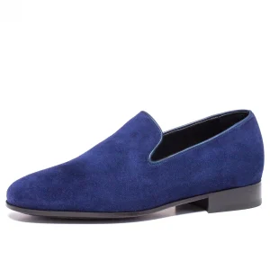 Uomo GUIDOMAGGI Classici>Assisi - Mocassini scarpe con rialzo in Pelle Scamosciato Fino a 6.5 cm più alto
