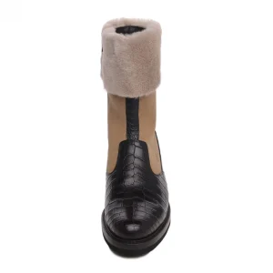 Uomo GUIDOMAGGI Scarpe In Pelle Esotica>Astana - Stivali  con rialzo in Mix Pelle da 6 a 10 cm più alto
