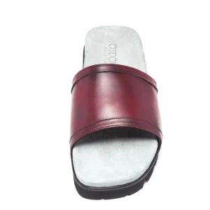 Uomo GUIDOMAGGI Ciabatte>Auckland - Sandali sandali rialzanti in Pelle Pieno Fiore fino a 6 cm più alto