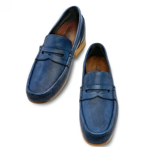 Uomo GUIDOMAGGI Penny Loafers>Australia - Mocassini con rialzo interno da uomo in Pelle Pieno Fiore Fino a 8 cm più alto
