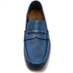 Uomo GUIDOMAGGI Penny Loafers>Australia - Mocassini con rialzo interno da uomo in Pelle Pieno Fiore Fino a 8 cm più alto