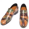Uomo GUIDOMAGGI Penny Loafers>Avenue Montaigne - Mocassini con rialzo interno in Pieno Fiore Fino a 6 cm più alto