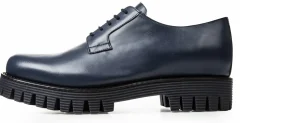 Uomo GUIDOMAGGI Stringate>Azul - scarpe con rialzo in pelle Da 6 a 8 cm più alto