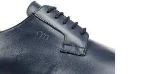 Uomo GUIDOMAGGI Stringate>Azul - scarpe con rialzo in pelle Da 6 a 8 cm più alto