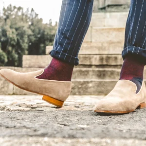 Uomo GUIDOMAGGI Classici>Bali - Mocassini scarpe con rialzo in Pelle Scamosciato Fino a 6.5 cm più alto