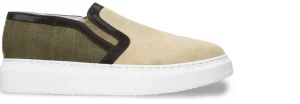 Uomo GUIDOMAGGI Slip-on>Bangkok - scarpe con rialzo in Mix Pelle/Tessuto fino a 6 cm più alto