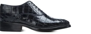 Uomo GUIDOMAGGI Scarpe In Pelle Esotica | Stringate>Barsat -scarpe con rialzo in pelle coccodrillo Da 6 a 8 cm più alto