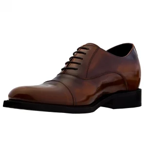 Uomo GUIDOMAGGI Stringate>Bel Air - Classiche scarpe da uomo con rialzo in Pelle Pieno Fiore fino a 8 cm più alto