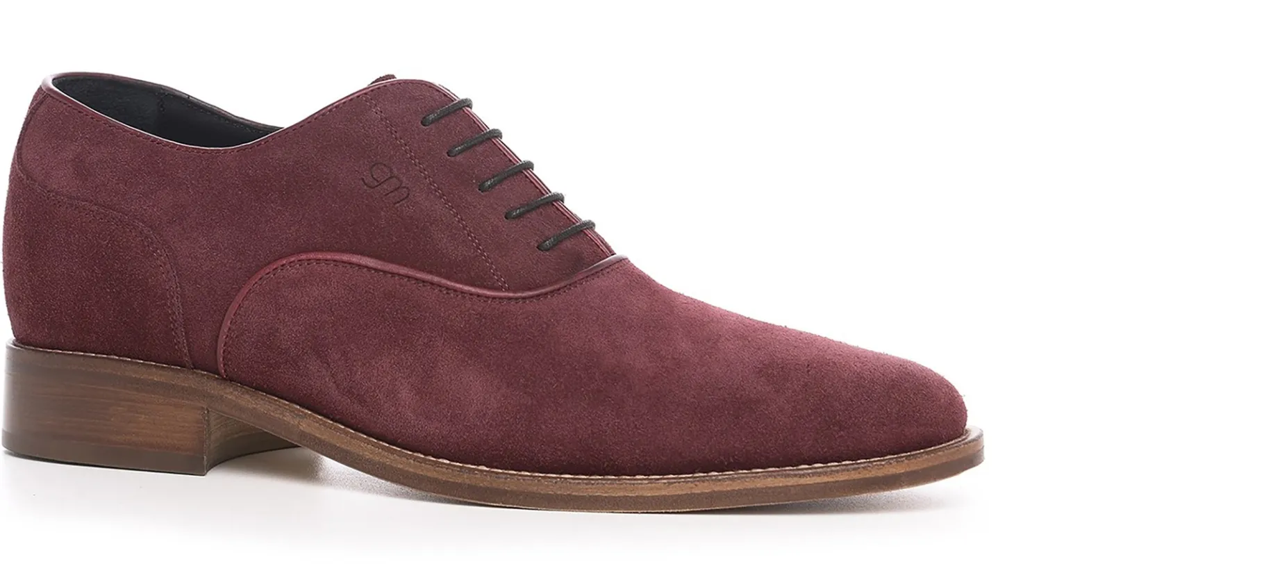 belluno__classiche_rialza_1.webp Uomo GUIDOMAGGI Cucitura Goodyear | Stringate>Belluno - Classiche rialzate da uomo in Pelle Scamosciato da 6 a 8 cm più alto