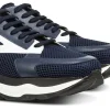 Uomo GUIDOMAGGI Sneakers>Bend - sneakers con rialzo in Mix Pelle/Tessuto Da 6 a 11 cm più alto
