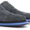 Uomo GUIDOMAGGI Stringate>Bergamo - Classiche  scarpe uomo con rialzo  in Pelle Suede da 6 a 8 cm più alto