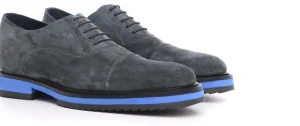 Uomo GUIDOMAGGI Stringate>Bergamo - Classiche  scarpe uomo con rialzo  in Pelle Suede da 6 a 8 cm più alto