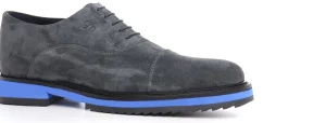 Uomo GUIDOMAGGI Stringate>Bergamo - Classiche  scarpe uomo con rialzo  in Pelle Suede da 6 a 8 cm più alto