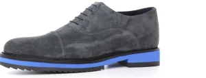 Uomo GUIDOMAGGI Stringate>Bergamo - Classiche  scarpe uomo con rialzo  in Pelle Suede da 6 a 8 cm più alto