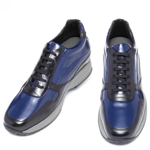 Uomo GUIDOMAGGI Sneakers>Bergen - Sneakers con rialzo in Pelle Pieno Fiore da 6 a 10 cm più alto