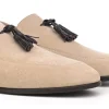 Uomo GUIDOMAGGI Nappine E Ornamenti>Bern - Mocassini con rialzo in Pelle Scamosciato fino a 6.5 cm più alto