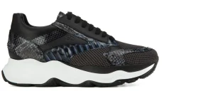 Uomo GUIDOMAGGI Scarpe In Pelle Esotica | Sneakers>Bigfork - Sneakers rialzanti da uomo in Mix Pelle/Tessuto fino a 11 cm più alto