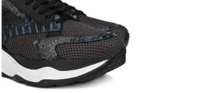 Uomo GUIDOMAGGI Scarpe In Pelle Esotica | Sneakers>Bigfork - Sneakers rialzanti da uomo in Mix Pelle/Tessuto fino a 11 cm più alto
