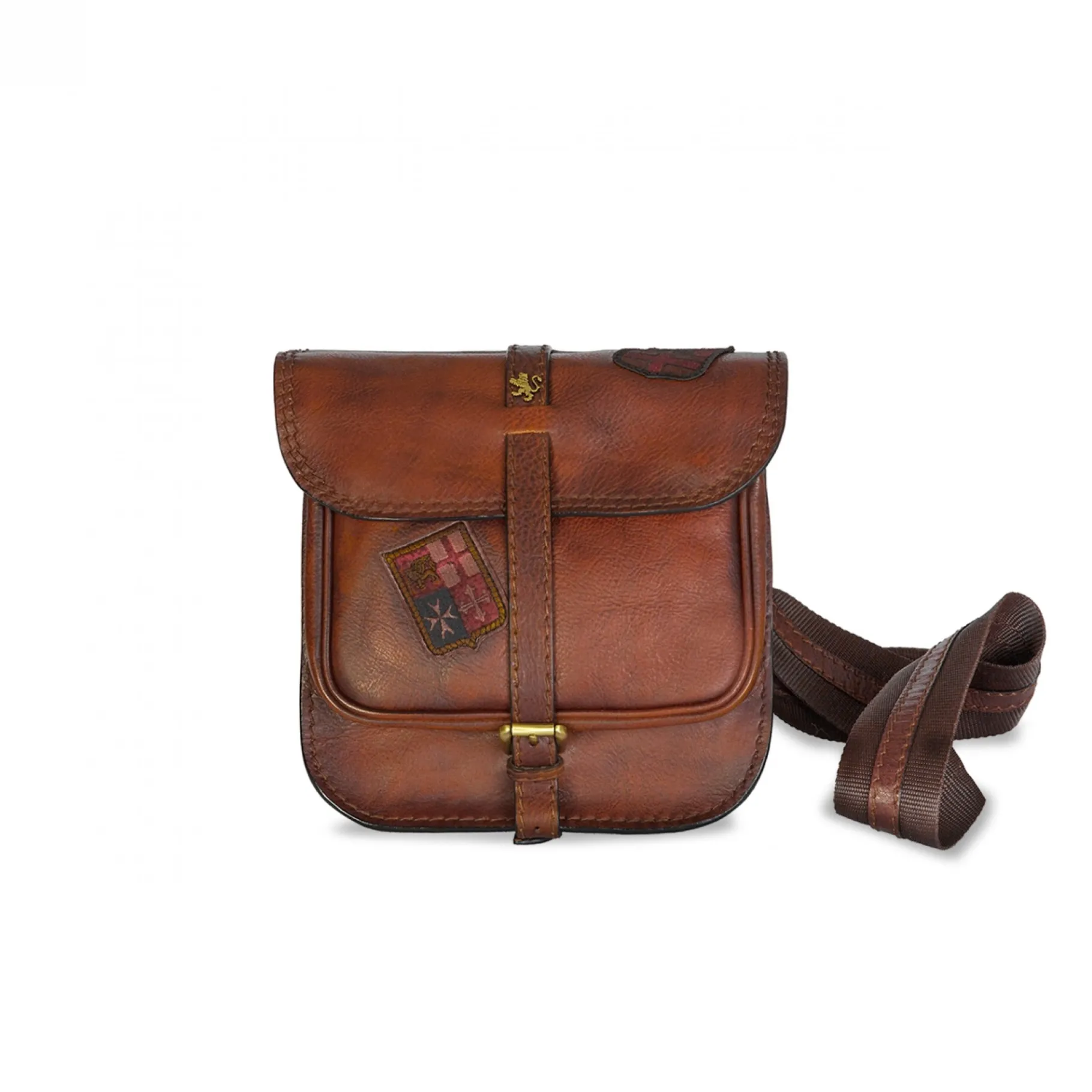 bisaccia_brown__zaino_in__0.webp GUIDOMAGGI Pratesi Bags>Bisaccia Brown - Zaino in pelle Monospalla
