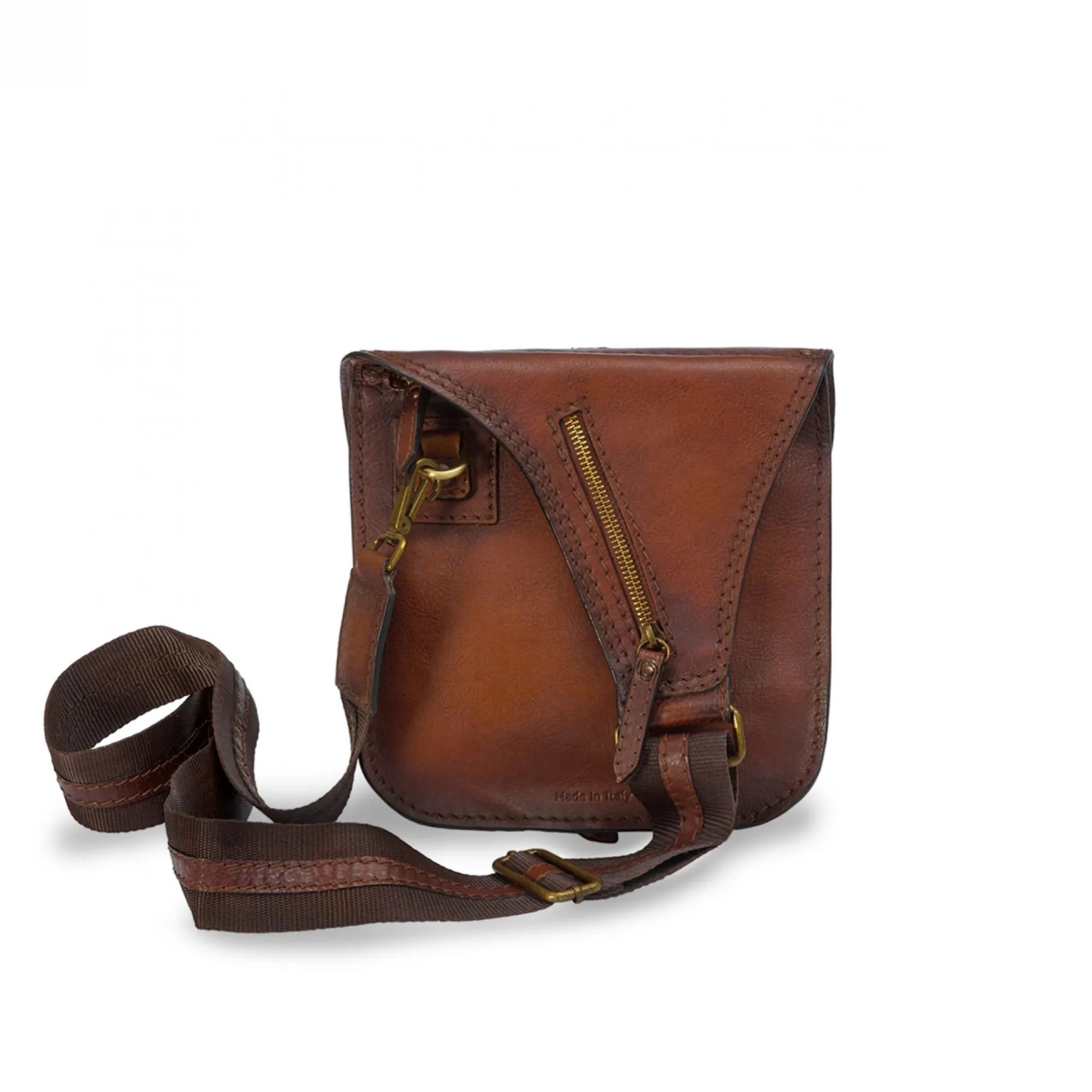 bisaccia_brown__zaino_in__2.webp GUIDOMAGGI Pratesi Bags>Bisaccia Brown - Zaino in pelle Monospalla
