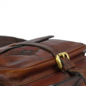 GUIDOMAGGI Pratesi Bags>Bisaccia Brown - Zaino in pelle Monospalla