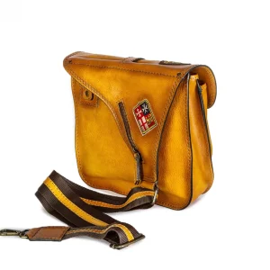GUIDOMAGGI Pratesi Bags>Bisaccia Cognac