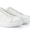 Donna GUIDOMAGGI Scarpe Donna | Sneakers>Biscayne Bay -  sneakers rialzanti in Mix Pelle Da 6 a 8 cm più alto