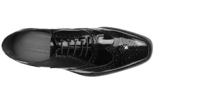 Uomo GUIDOMAGGI Cerimonia | Stringate>Black Lake - Scarpe Classiche eleganti da uomo con rialzo in Pelle Vernice da 6 a 8 cm