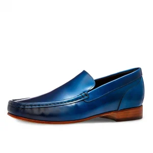 Uomo GUIDOMAGGI Shell Cordovan | Classici>Blue Bay - mocassini in Pelle fino a 6 cm più alto