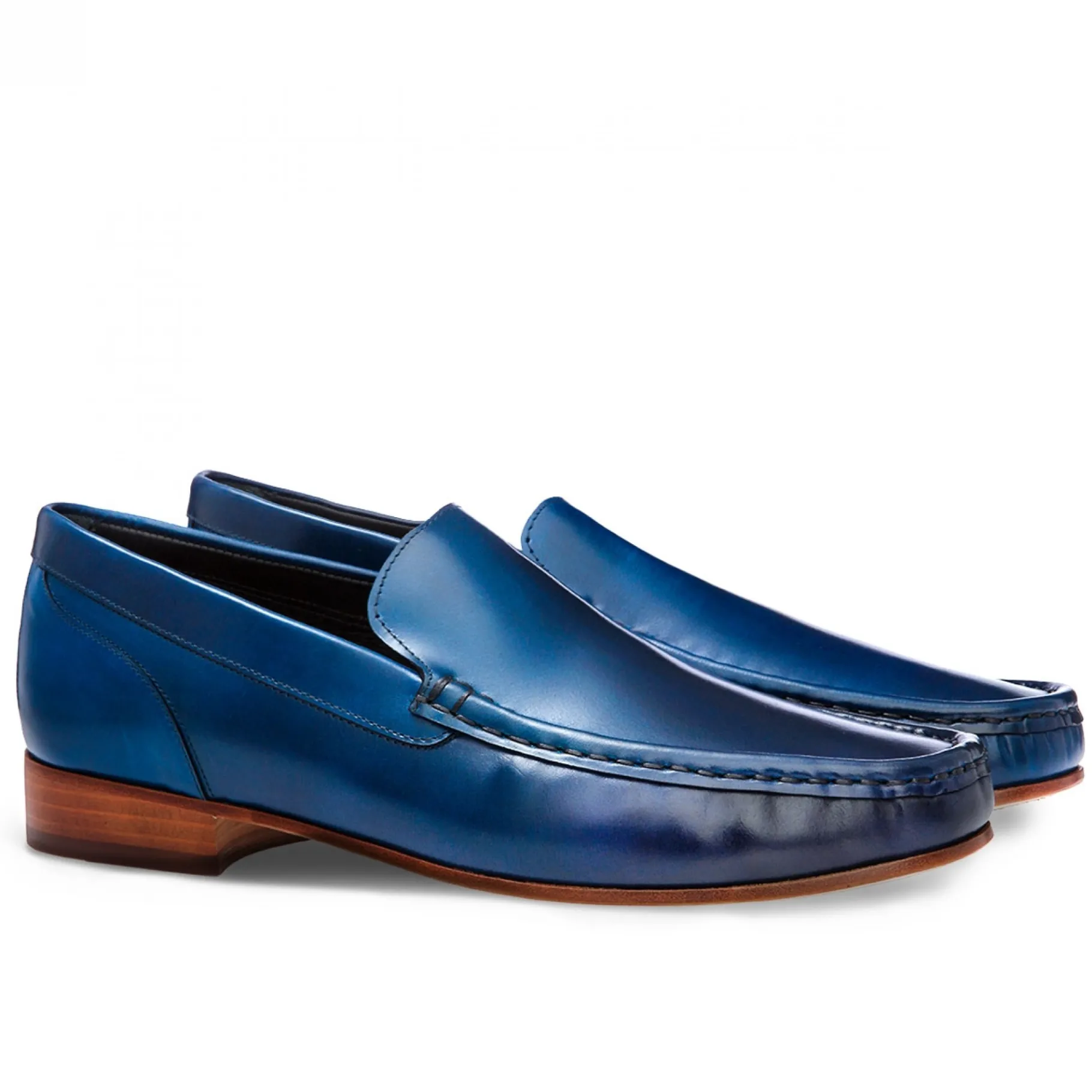 blue_bay__mocassini_in_pe_2.webp Uomo GUIDOMAGGI Shell Cordovan | Classici>Blue Bay - mocassini in Pelle fino a 6 cm più alto