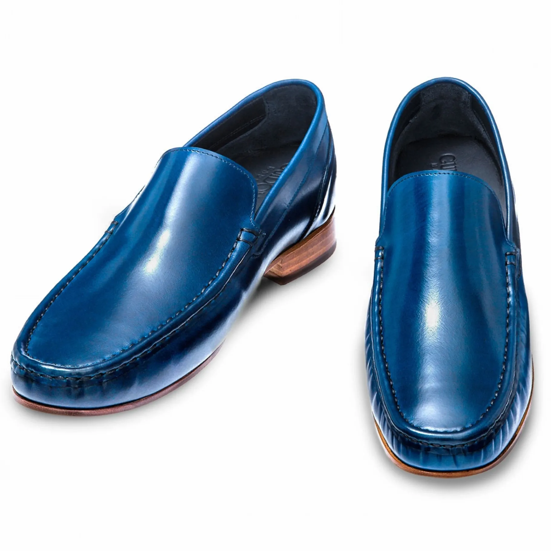 blue_bay__mocassini_in_pe_4.webp Uomo GUIDOMAGGI Shell Cordovan | Classici>Blue Bay - mocassini in Pelle fino a 6 cm più alto