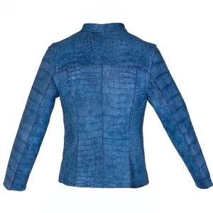 GUIDOMAGGI Giacche In Pelle Esotica>Boss - Giubbino in Pelle di Coccodrillo Hermès Slim Fit Personalizzabile