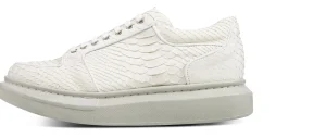 Donna GUIDOMAGGI Scarpe Donna | Scarpe In Pelle Esotica>Bossa - sneakers con rialzo in Pelle Da 6 a 8 cm più alto