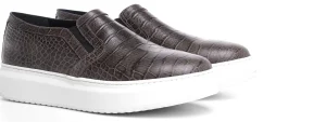 Uomo GUIDOMAGGI Slip-on>Bournemouth - Sneakers con rialzo in Pelle Pieno Fiore Stampato fino a 6,5 cm più alto