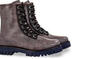 Uomo GUIDOMAGGI Cordovan | Scarpe In Pelle Esotica>Bradenton -stivaletti rialzanti  in Pelle di pitone Hermès Da 6 a 10 cm più alto