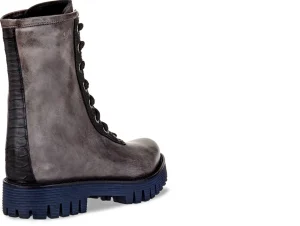 Uomo GUIDOMAGGI Cordovan | Scarpe In Pelle Esotica>Bradenton -stivaletti rialzanti  in Pelle di pitone Hermès Da 6 a 10 cm più alto