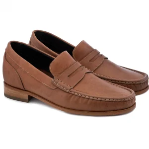 Uomo GUIDOMAGGI Penny Loafers>Brazil - Mocassini con rialzo interno da uomo in Pieno Fiore Fino a 6 cm più alto